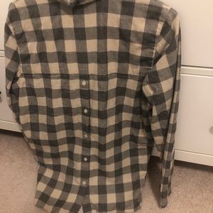 Madewell button back shirt